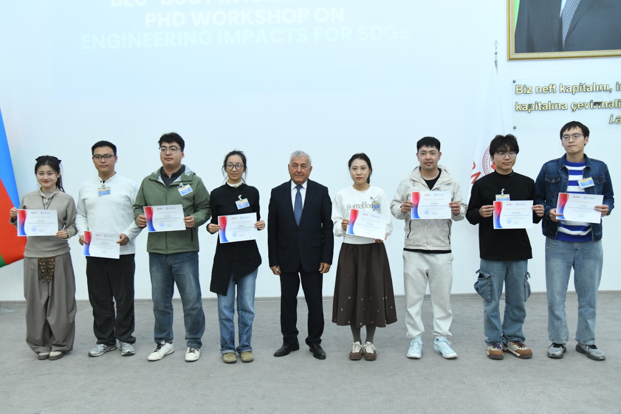 BMU-nun rektoru ikili diplom proqramından danışdı - FOTOLAR