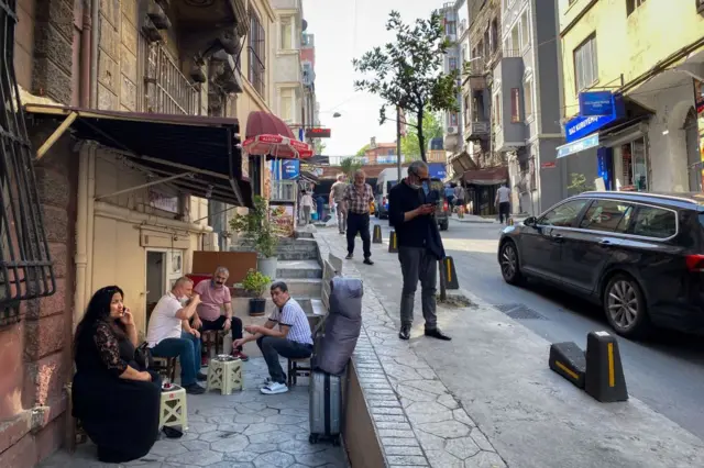 Beyoğlu, Ömər Xəyyam məhəlləsindən bir görüntü