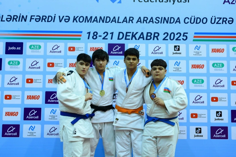 17 yaşadək cüdoçular arasında Azərbaycan birinciliyində fərdi mübarizə başa çatıb