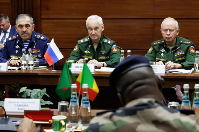 Müdafiə naziri Belousov afrikalı həmkarları ilə görüşdə