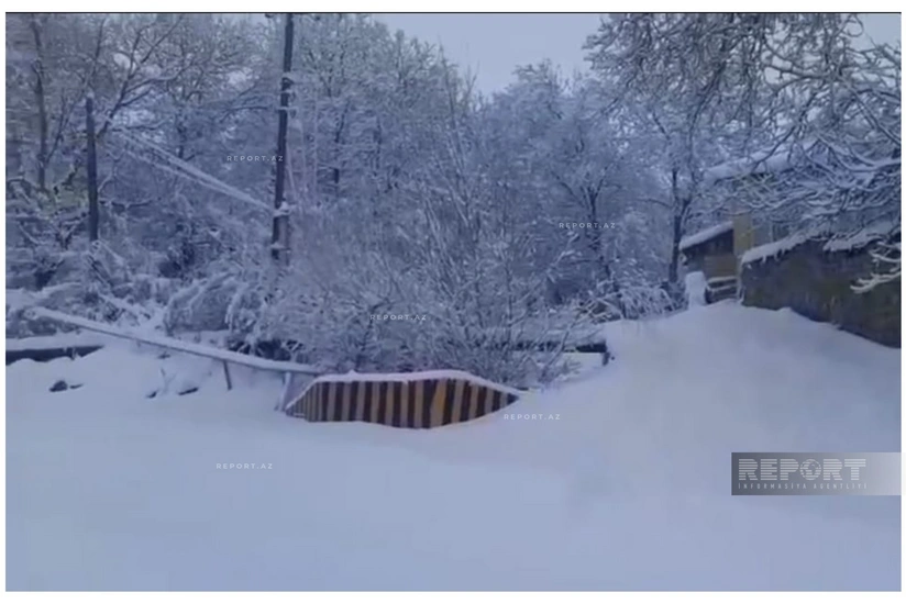 Naxçıvanda qar örtüyünün qalınlığı 56 sm-ə çatıb