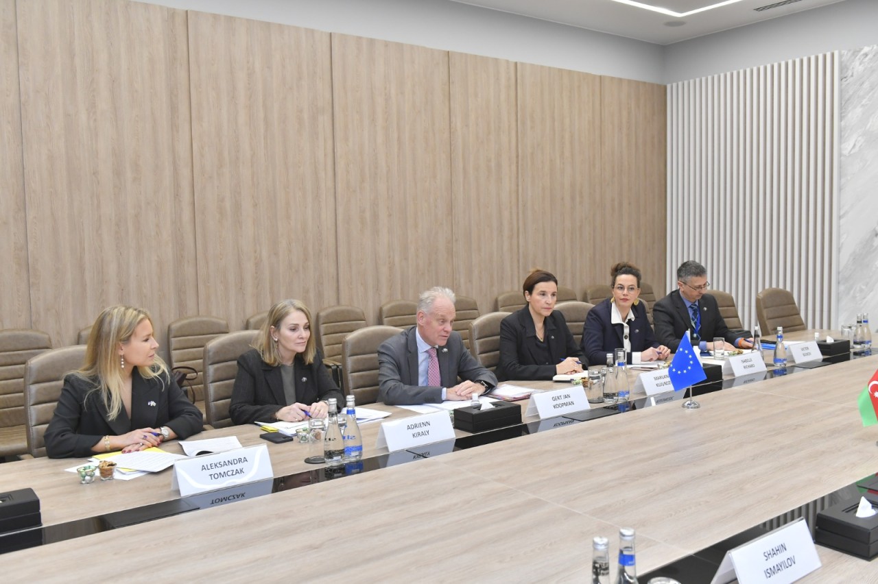 Rəşad Nəbiyev Gert Can Kupman ilə görüşdü - FOTOLAR