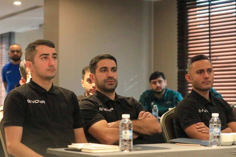 UEFA nümayəndələri Antalyada Azərbaycan hakimlərinə seminar keçiblər