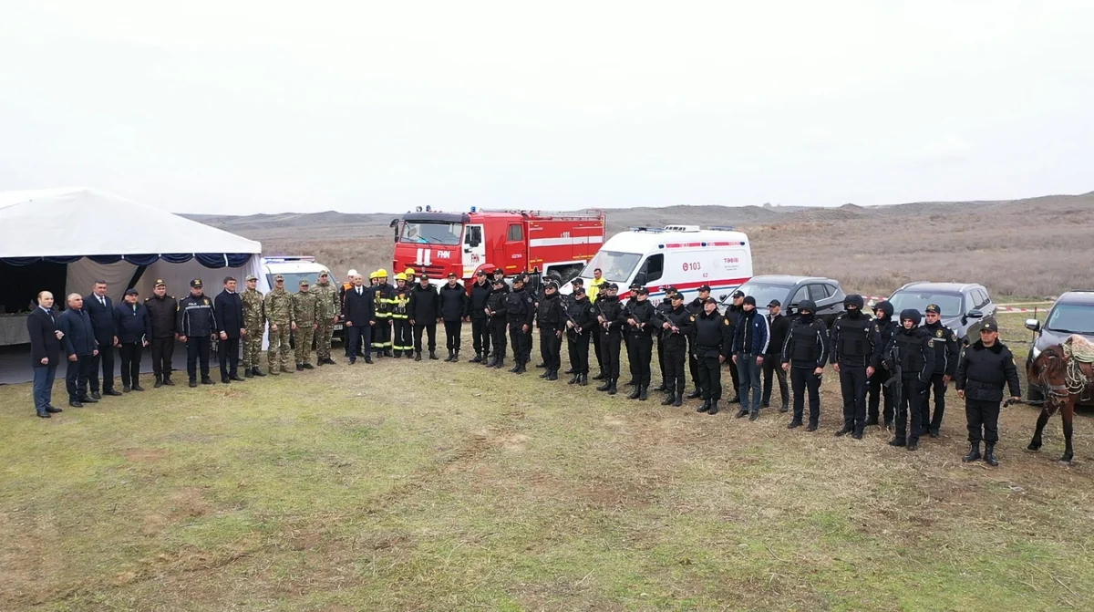 Ağstafada təhlükəsizlik tədbirlərinin gücləndirilməsi məqsədilə birgə təlim keçirilib