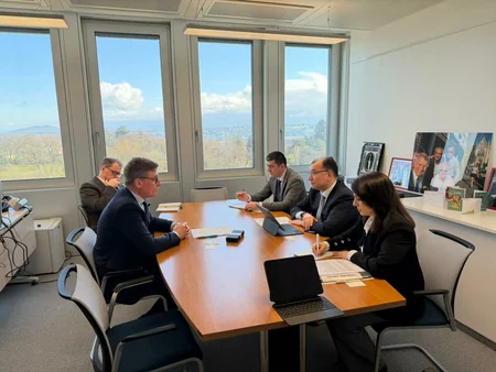 AHİK nümayəndə heyəti Cenevrədə BƏT rəsmiləri ilə görüşlər keçirib