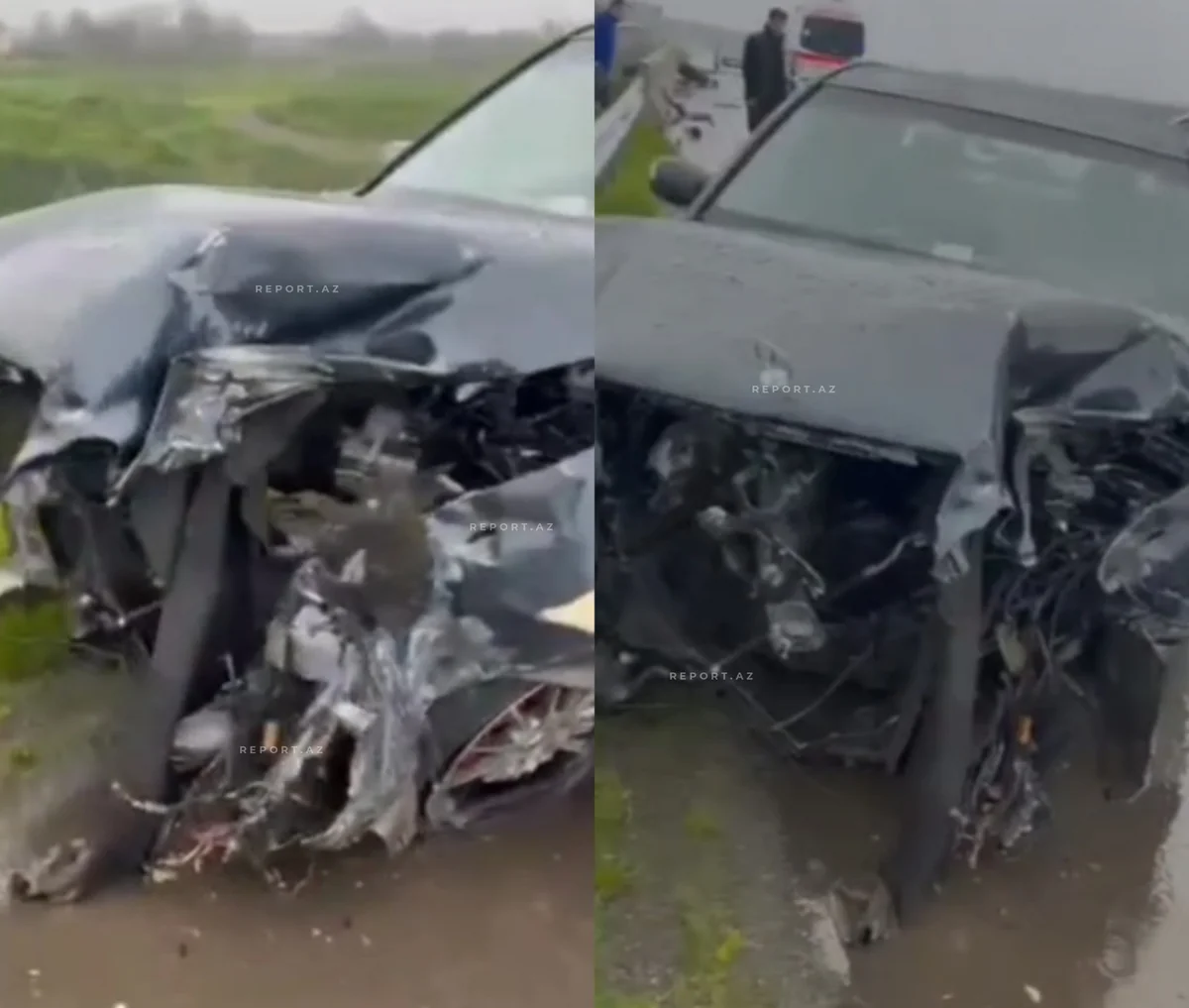 Bakıya sərnişin daşıyan avtomobil Masallıda qəzaya uğrayıb, ölən var