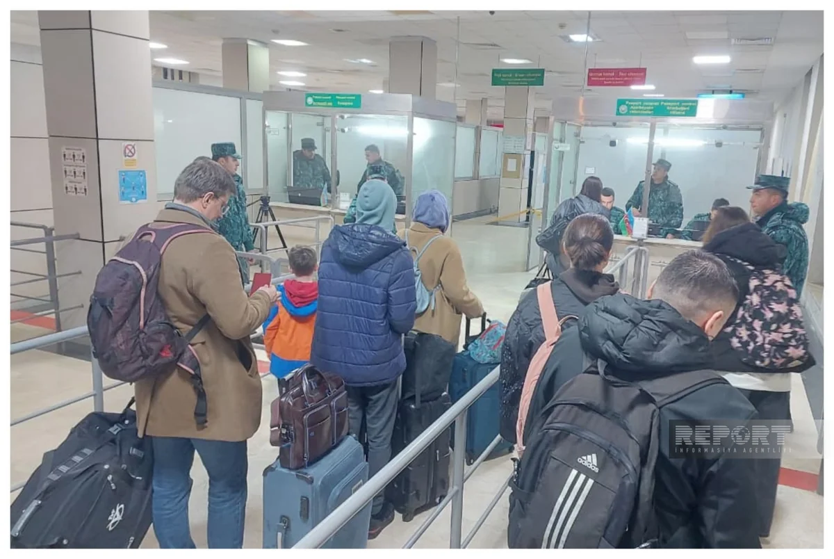 Son sutkada İrandan Azərbaycana 60-a yaxın əcnəbi təxliyə olunub