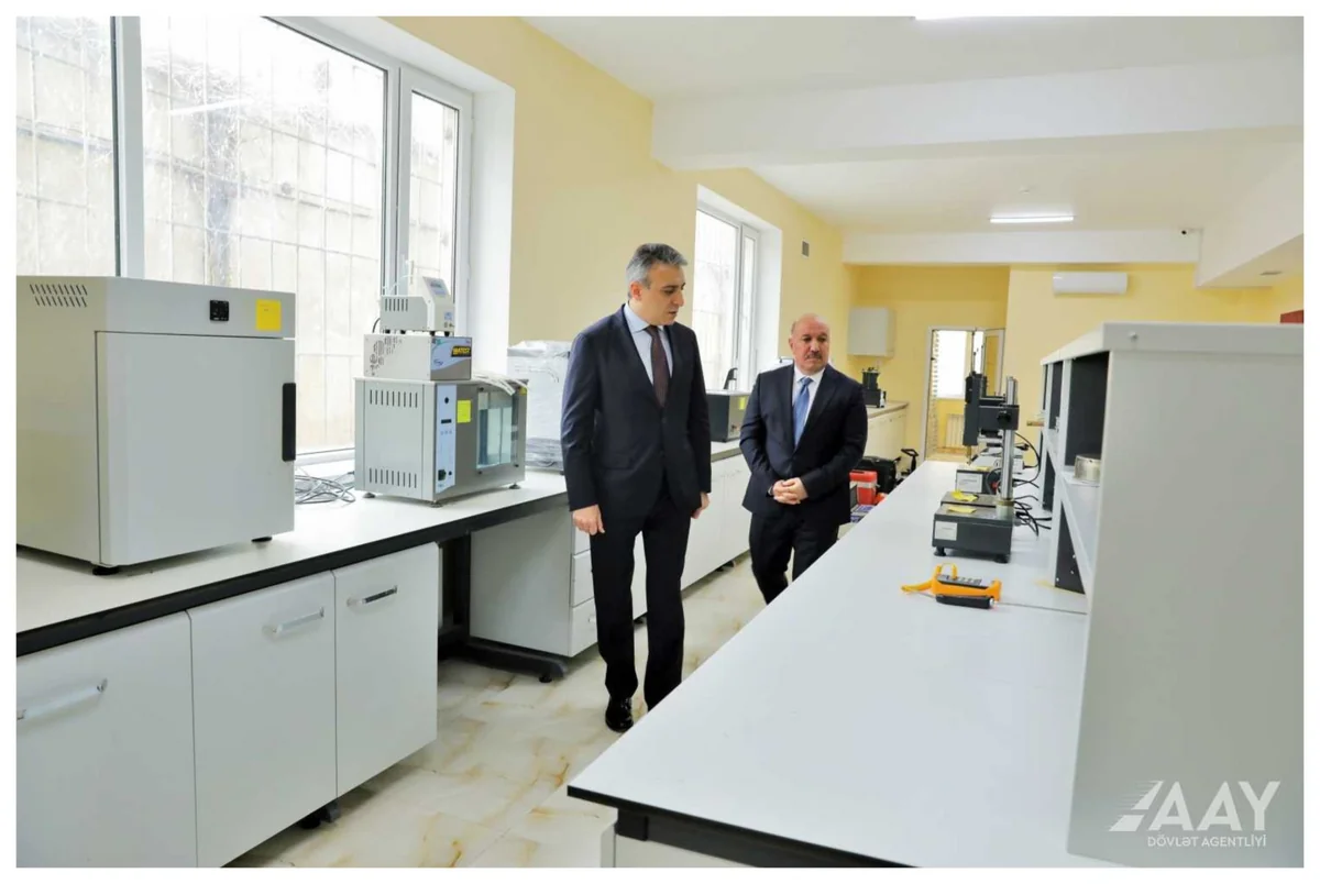 Vüsal Nəsirli AAYDA-nın institut və laboratoriyanın fəaliyyəti ilə tanış olub