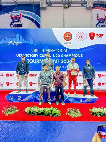 Antalyada keçirilən Çempionlar turnirində Azərbaycanın 4 güləşçisi medal qazanıb