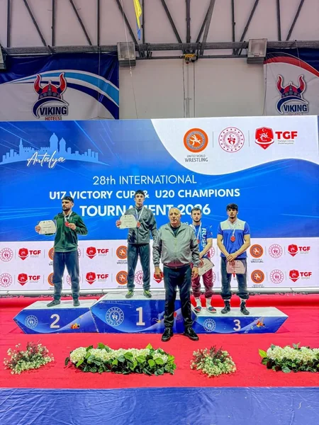 Antalyada keçirilən Çempionlar turnirində Azərbaycanın 4 güləşçisi medal qazanıb